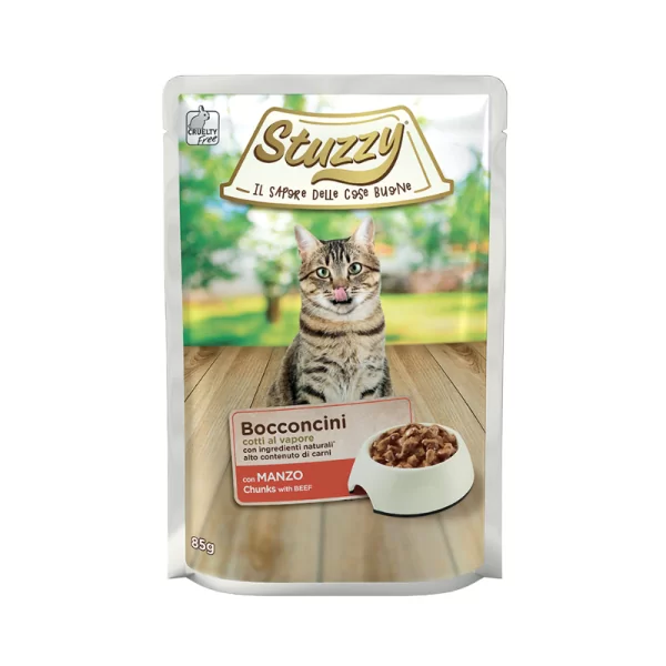 Stuzzy Gatto Adult Bocconcini con Manzo 85 g