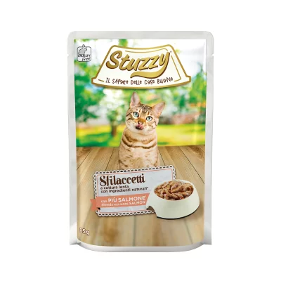 Stuzzy Gatto Adult Sfilaccetti con Salmone 85 g