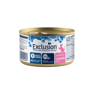 Exclusion Noble Grain Gatto Kitten Pollo 85 g