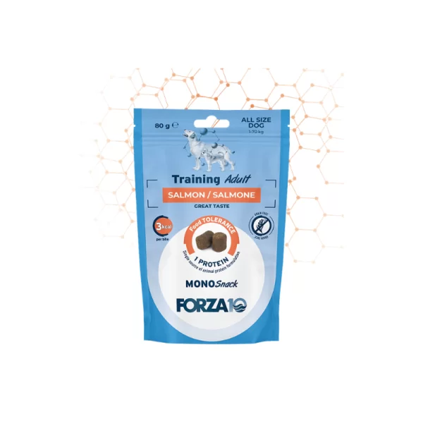 Forza 10 Mono Snack Cane Training - Salmone 80 g
