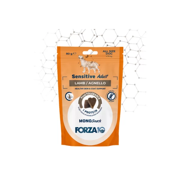 Forza 10 Mono Snack Cane Sensitive - Agnello 80 g