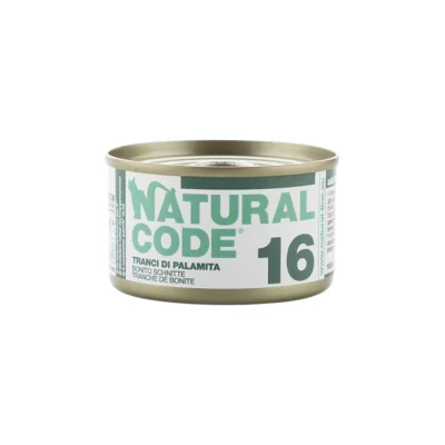 Natural Code Gatto 16 Tranci di Palamita 85 g