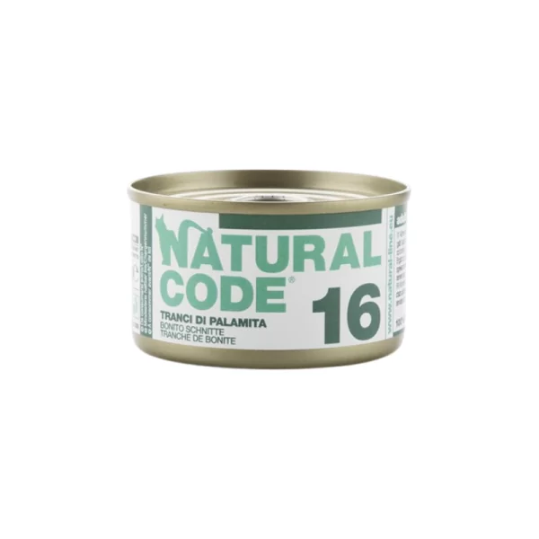 Natural Code Gatto 16 Tranci di Palamita 85 g