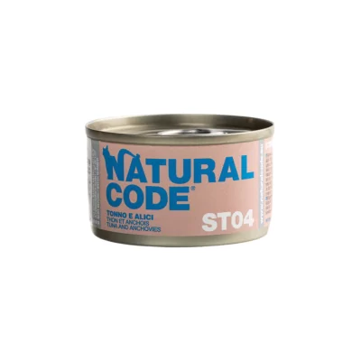 Natural Code Gatto ST04 Tonno e Alici 85 g